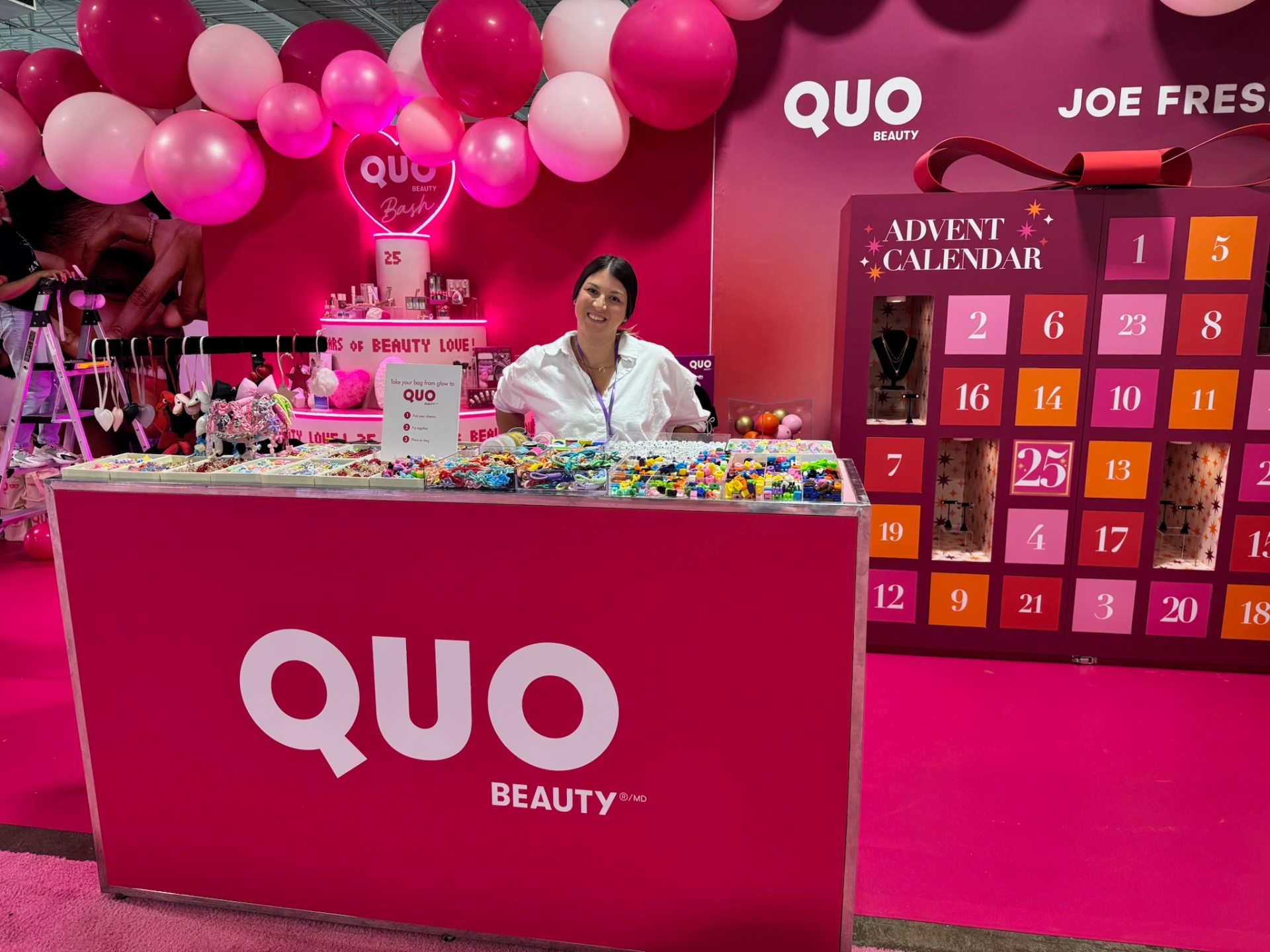 QUO Beauty pop-up activation