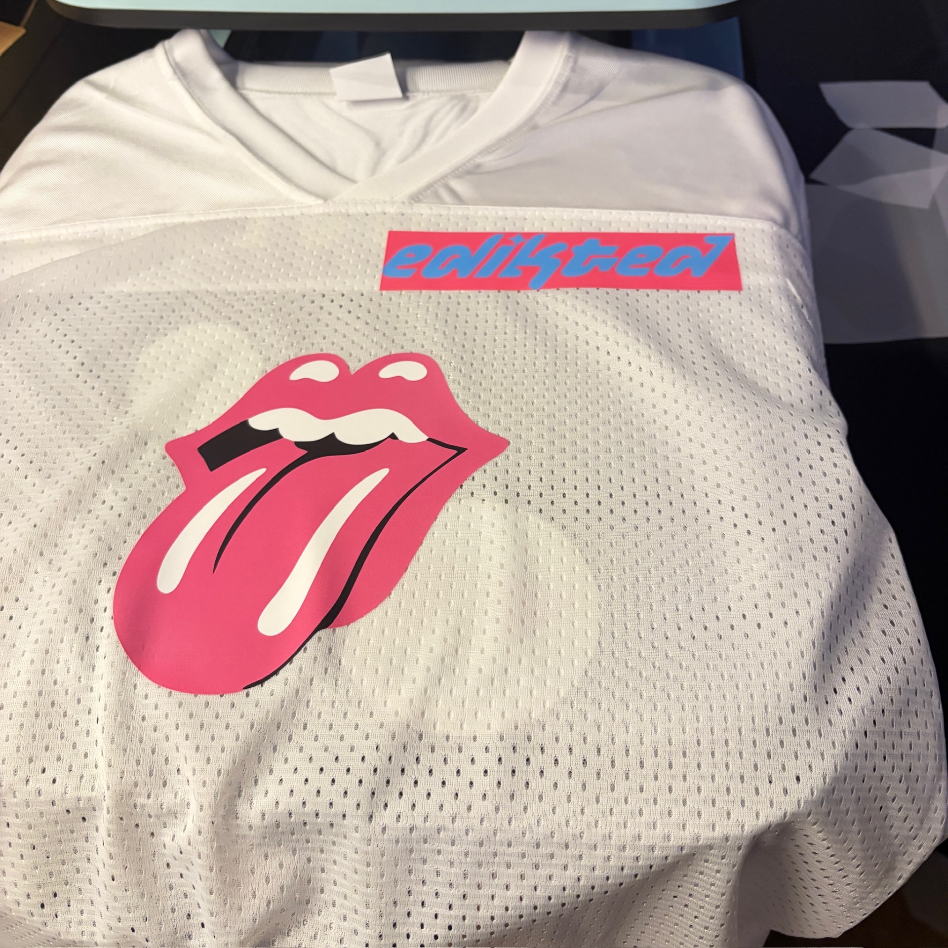 Custom Rolling Stones jersey for Enlisted activation