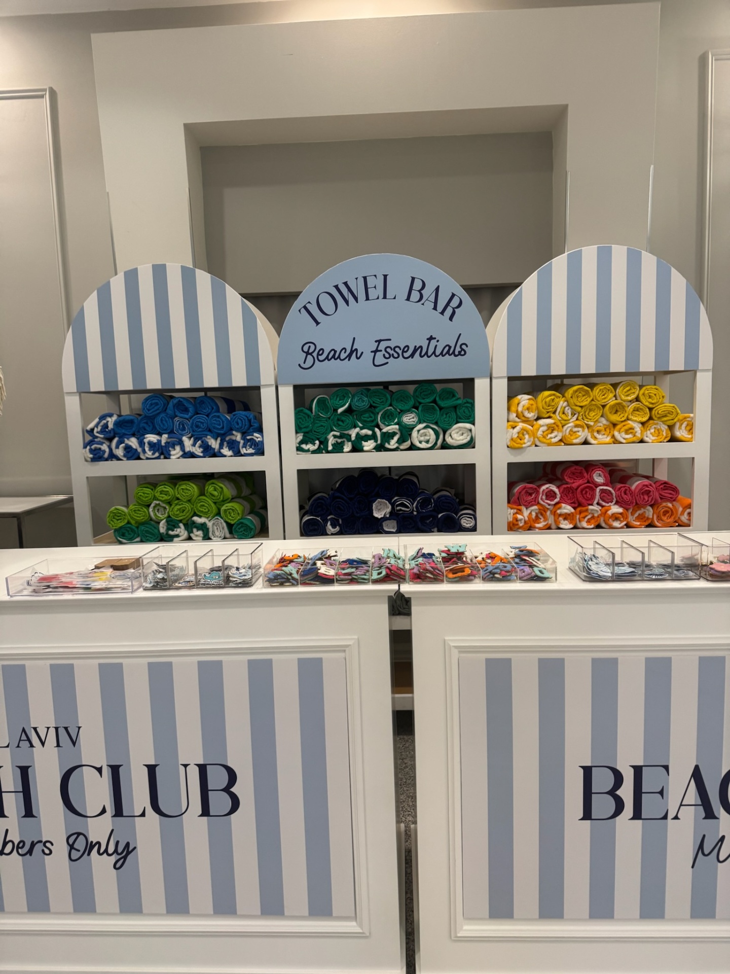 The Beach Club Towel Bar